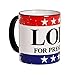 Produktbild Elbenwald Tasse mit For President Motiv als Rundumdruck für Loki Fans 320 ml Keramik