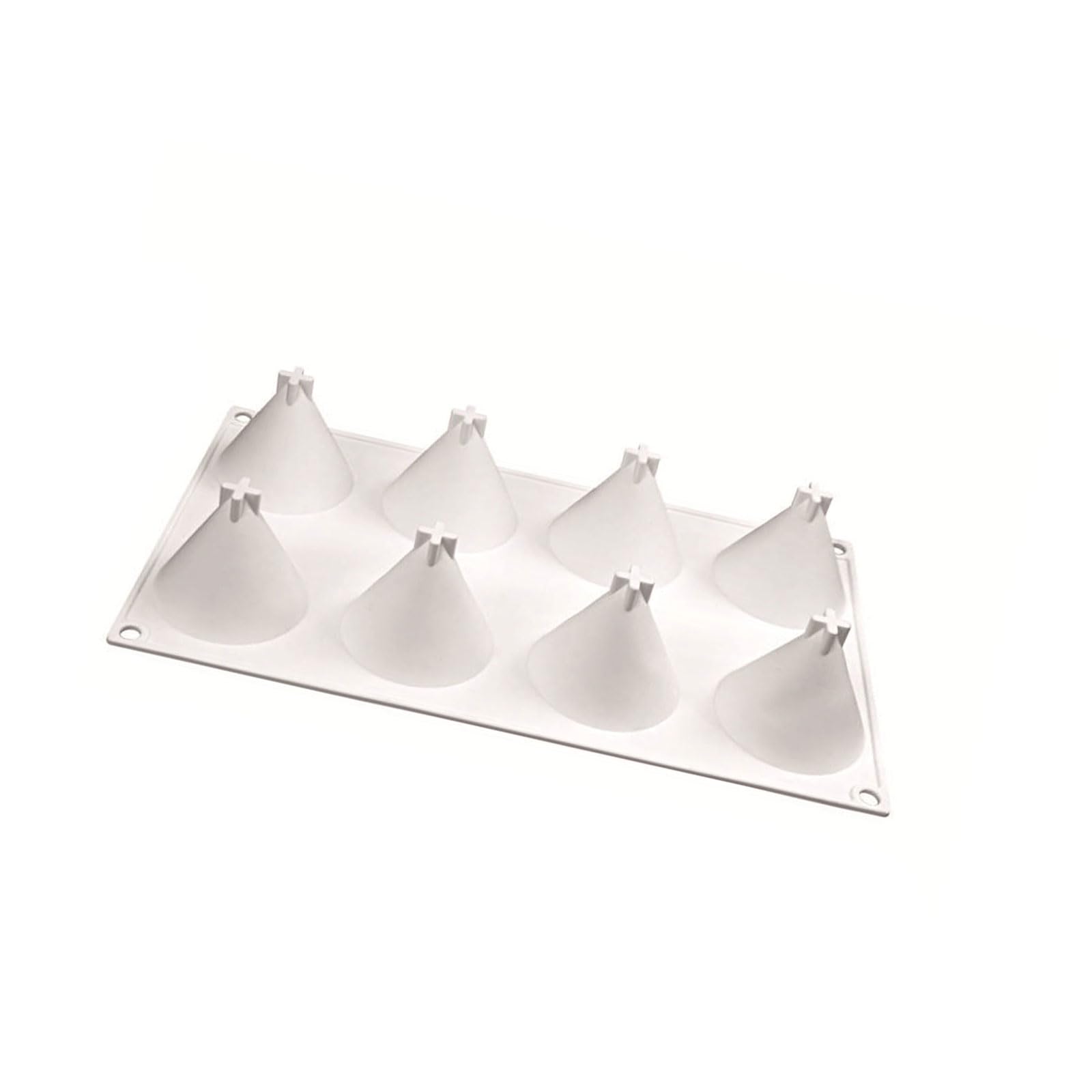 MICFENY Cone Shape Silicone Baking Tool Mousses Cake Decorating for Making Chocolate, Candy, Candle, Soap Enduring