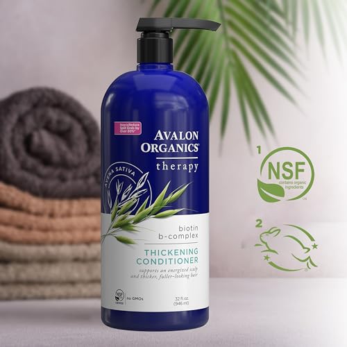 Avalon Organics Therapy Thickening Conditioner, Biotin B-Complex, 32 Oz