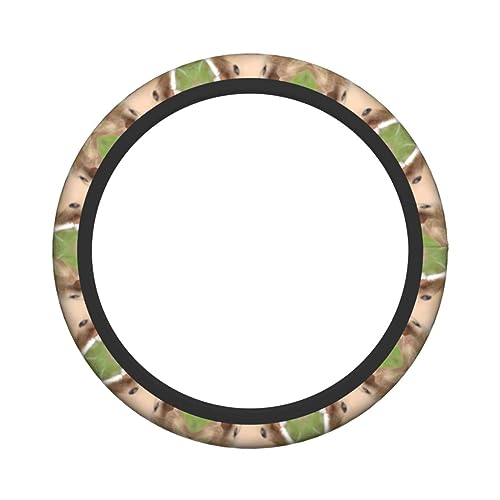 Yyhhaofa Steering Wheel Cover - Neoprene Material, Eco-Friendly, Durable, Slip-Resistant Cute Guinea Pig