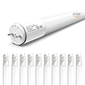 Madewell Living 10-Pack T8 LED Bulbs 4 Foot, LED Fluorescent Tube Replacement, 4ft LED Tube Light 4000K Daylight, Ballast Bypass, High Lumen, Energy Efficient, Single Ended Power, Frosted Lens, UL
