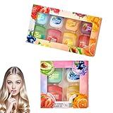Pondertion/Traditionalg/Worthwith 8PCS Fruit Flavored Lip Care Set, Admd Lip Balm Set, 4-in-1 Mini Lips Balms for Moisturizing & Repairing, Long Lasting Lips Care Products, For Dry Peeling (2 mix)