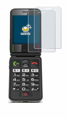 BROTECT Entspiegelungs-Schutzfolie für Emporia Simplicity glam (2 Stück) Matte Bildschirmschutz-Folie, Anti-Reflex, Anti-Fingerprint