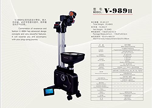 Ya-Ya New Table Tennis Robot Balls Picker Ping Pong Auto Ball Training Machine 989H te