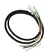 Tissting Electric Scooter Motor Wire Harness - 2.5mm Copper Core Cable for 10in Hub Motor 1200W, Universal E-Scooter Replacement Part, High Sensitivity & Easy Installation