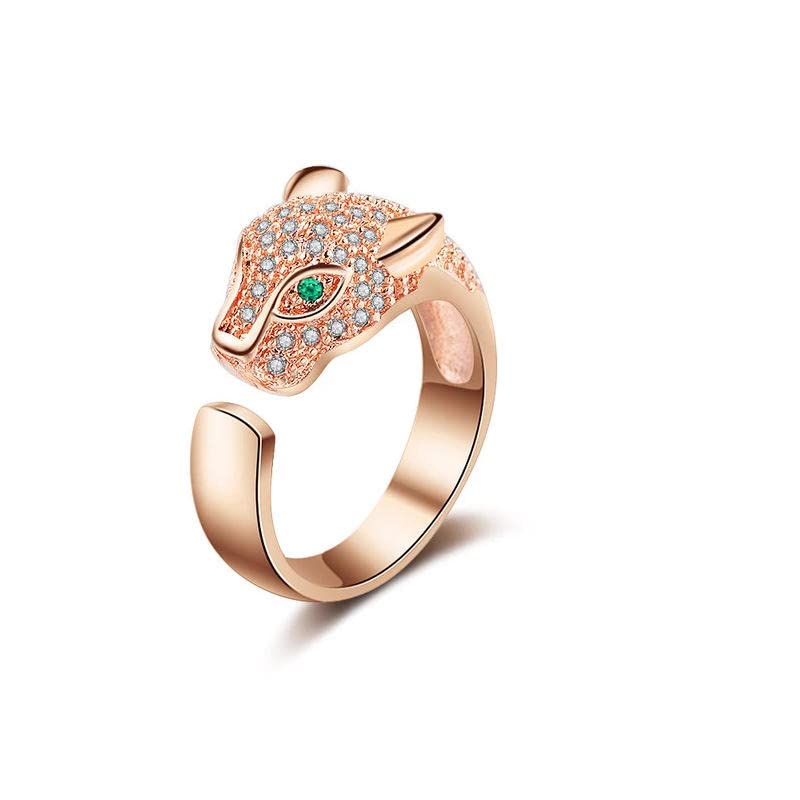 Fashion Frill AD Studded Ring For Women Rose Gold Leopard Designs Stunning Adjustable Ring For Women Girls Valentine Gift For Wife Girlfriend Fashion Jewellery Ring (B0BR7K3W4D) Amazon Price History, Amazon Price Tracker