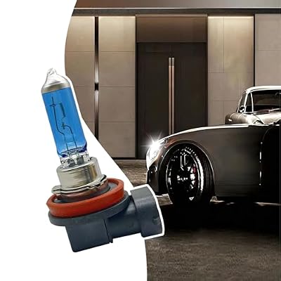 Pack of 2 Car Fog Lights, H11 12V 100W Halogen Lights, Ultra White Light Bulbs, Super Bright High Beam Low Beam Bulbs, Bulbs Conversion Kit, Fit for Most Cars (White #H11)