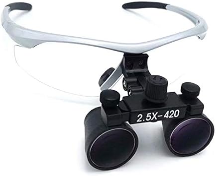 2.5x420mm Loupes Loupe Magnifier DY-101 Silver