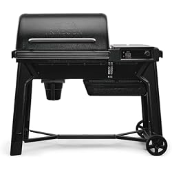 1 of Traeger Woodridge Wood Pellet Grill & Smoker, 860 Sq In, WiFi | 500°F max temp, 6-in-1 versatility – grill, smoke, bake, roast, braise & BBQ with WiFIRE app control