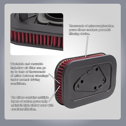 Image of High Performance Air Filter 29331-04 For 2004-2013 Harley Davidson Sportster Series all models (except XL1200V)