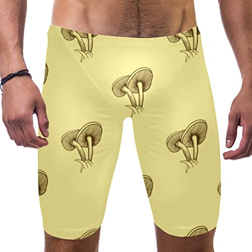 Maillot de bain Jammer de natation pour entraînement en piscine motif jaune XL