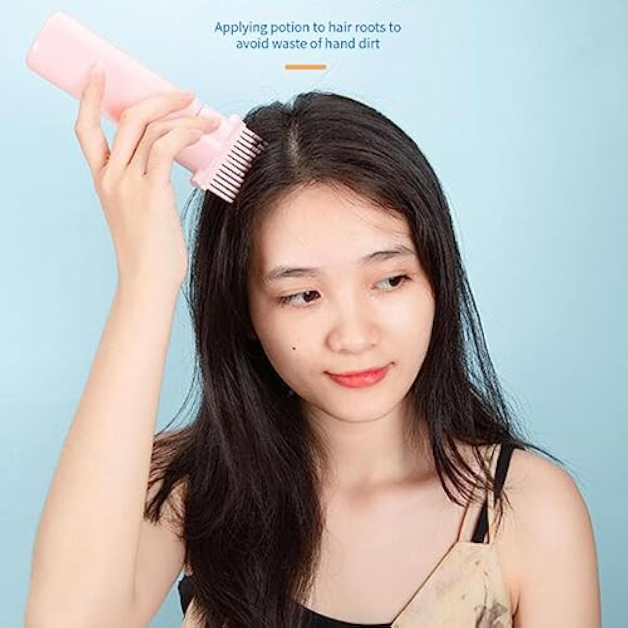 Root Comb Applicator Bottle for Hair, Reusable Squeeze Bottle