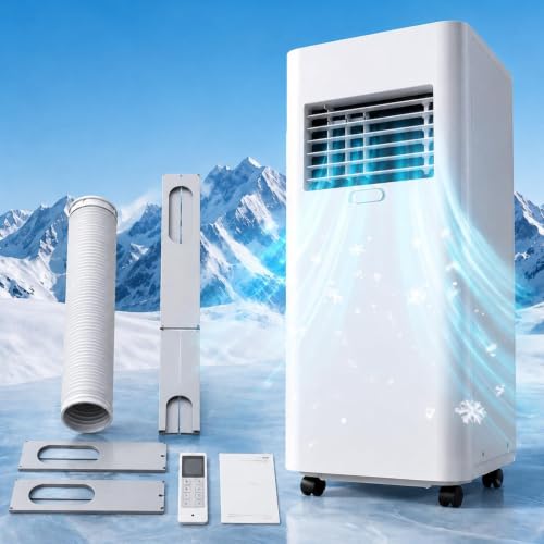 Mobiele airconditioner, 7000 BTU-airco voor op de vloer