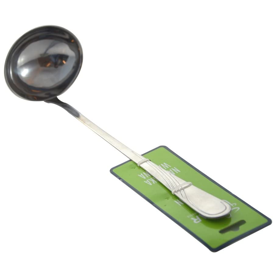 Łyżka wazowa Tadar Amazon, Srebrna łyżka wazowa do zupy sosu nabierka chochla, chochelka do sosu zupy chochla nabierka stal Tadar