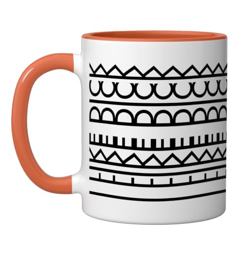 I Like Dick Prank Ceramic Mug, Orange/White, 11oz
