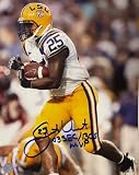 Justin Vincent signed LSU Tigers 8X10 Photo dual #25 03 SEC/BCS MVP- AWM Hologram - Autographed NFL Photos