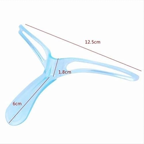 Miniatura 5 de Plantillas de modelado de cejas portátiles azules Kit de plantillas de guía de cejas de maquillaje herramienta de bricolaje Color de la ceja