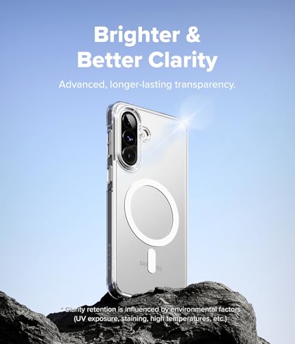 Image of Ringke Fusion for Samsung Galaxy A57 [Compatible with MagSafe] [Scratch Resistant] Slim Transparent Protective Cover with Shockproof Case Back Cover - Magnetic Clear