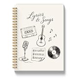 UYRSF Music Lover Gifts Notebook, Songwriter Journal 5.5x8.3