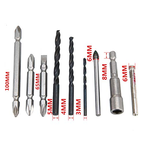 Magic&Shell 32PCS/Lot Electric Drill Power Tool Kit for DIY Repair PC Electrical - Stainless Steel Screwdriver Heads Socket with Flexible Extension Shaft
