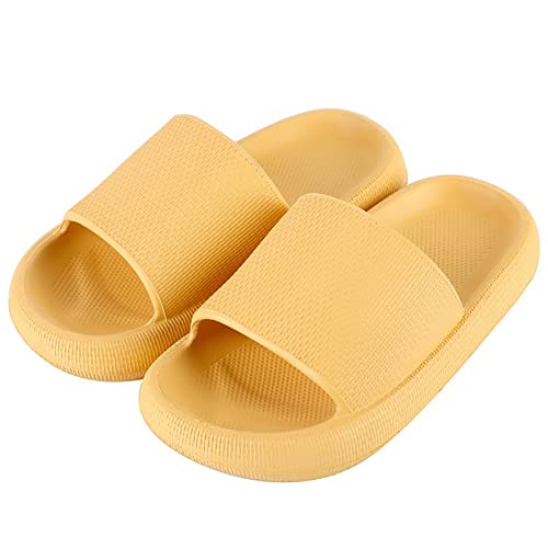 Menore Kids Toddler Pillow Slide Sandals Shower Bathroom Slippers Quick Drying Open Toe Soft Non-Slip Cushioned Thickened Summer Slides Beach Pool House For Girls And Boys Indoor&Outdoor #TOP7