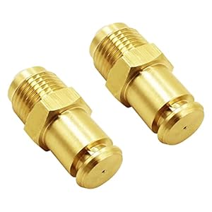 JMORCO 3/8 “mannelijke flare x 0,55” sleufmoer openingmondstukadapter for 1lb propaan camper grill xiaoyu