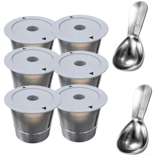 Eco-Friendly Reusable Coffee Capsule in Stainless Steel for Gusto Machines - Refillable Pod with Mesh - Brew Kit 15x15x5cm