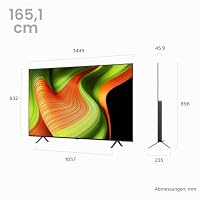 LG OLED TV 2025 | OLED65B5 | 65 Zoll (164 cm) | OLED 120 Hz | Prozessor α8 AI 4K Gen2 | Dolby Vision & Atmos | Alexa – Ansicht 6