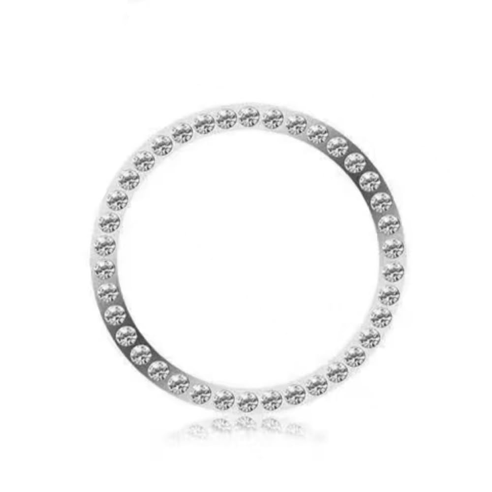 WDJRUIRUI 1 Piece Engine Start Stop Button Ring Cover for Mitsubishi L200 2019-2023, Sparkly Bling Crystal Rhinestone Zinc Alloy Car Ignition Switch Sticker Trim