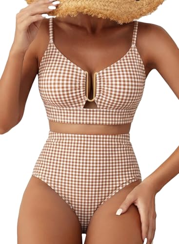 Herseas Women's U Wire Bikini Sets Floral Print Two Piece