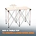 BORA Centipede CT6 36 inch Tall Portable Folding Workstand with Carry Strap, Collapsible Workbench, Construction table, Support, Sawhorse, 2Ft X 4Ft, 36 inch work height, 2,500lb weight capacity