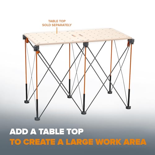Image of BORA Centipede 2x4 Foot Portable Work Bench Folding Work Table for Garage