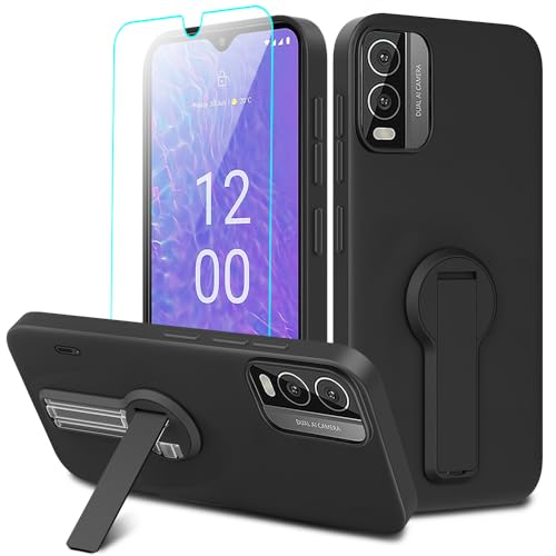 Coque de protection Nokia C210 silicone TPU antichoc et béquille 360