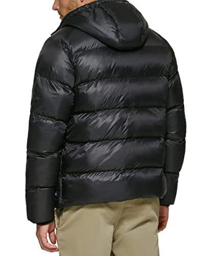 Dockers Men's Recycled Quilted Hooded Puffer Jacket2