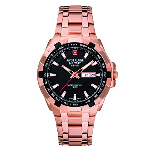 Montre Swiss Alpine Military 7043.1 robuste en acier homme