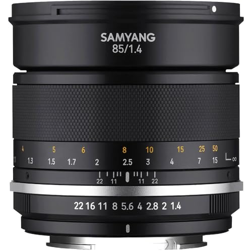 SAMYANG �P�œ_���]�������Y MF 85mm F1.4 MK2 �L���m�� EOS M�}�E���g �t���T�C�Y�Ή� �y�������K�i�z