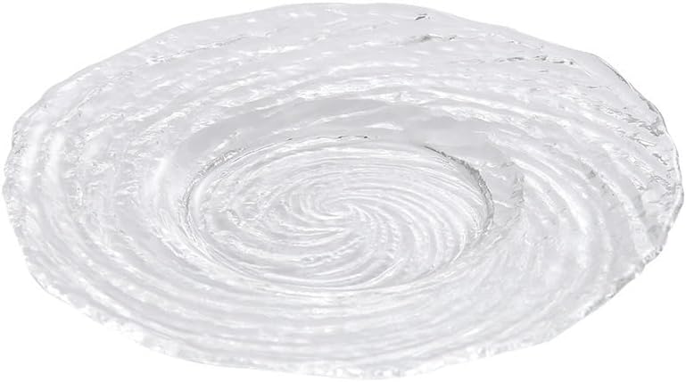 Dessert Plates Glass Plate Fruit Salad Plate Fruit Plate Living Room Snack Plate Dessert Plate Shallow Plate Dessert Plate (One Color Small)