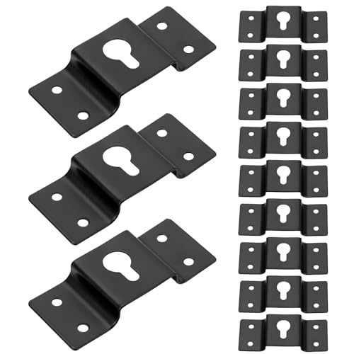 Pastlla 12PCS Hanging Speaker Bracket Wall Mount Iron Hook Hanger