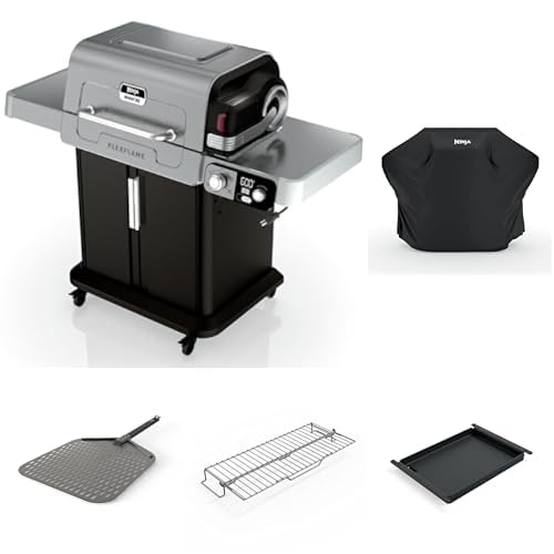 Ninja FlexFlame, Master Grill Pack, Electric & Propane 5-in-1 Cooking