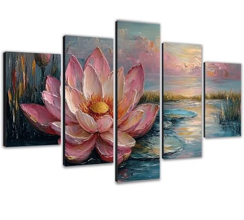 Diamond Painting Lotus 150x75cm contre le stress quotidien des adultes