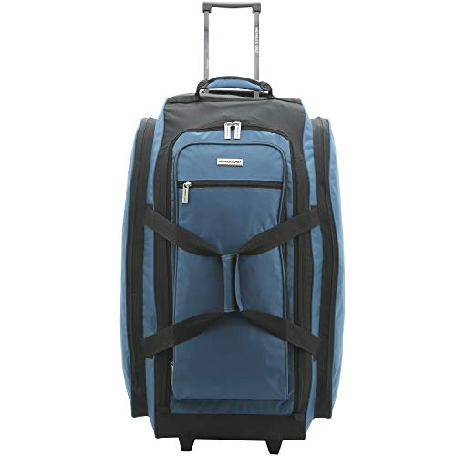 Members Only Rolling Travel Duffel, Teal, 30