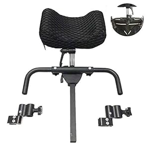 JYTB Rolstoel hoofdsteun aluminiumlegering eenvoudig te installeren geschikt voor alle rolstoelen/hoofdsteun verstelbaar…