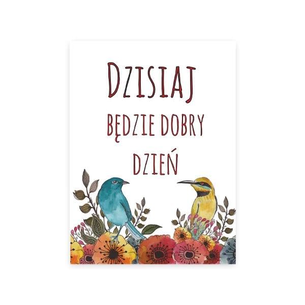 Toile Pologne souvenir culturel et message positif maison