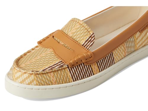 Cole Haan Women's Nantucket Penny Loafers, Bali Stripe Canvas, 8.5-B US