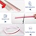 39 Inch Shower Threshold Water Dam Barrier,Silicone Shower Door Bottom Seal for Water Stopper,Flexible Edge Trim for Kitchen Sink Splash Guard,Self Adhesive Water Blocker for Bathtub,Transparent