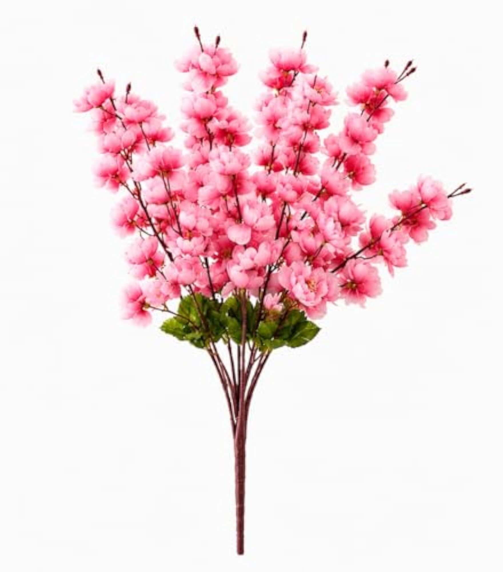 Artificial Pink Cherry Blossom Flower, 55 CM Silk Bunch with Bendable Stem