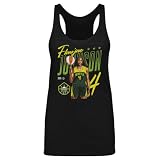 500 LEVEL Flau'jae Johnson Seattle Storm Player Pose Women's Tank Top (Tri Black, Small)