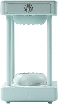 Tabletop Fountain Magic Rainbow Cloud Anti Gravity Levitating Water Drops Time Hourglass Fountain Hydra Lamp 11.02 * 6.30 * 6.30inch Water Fountain Decor