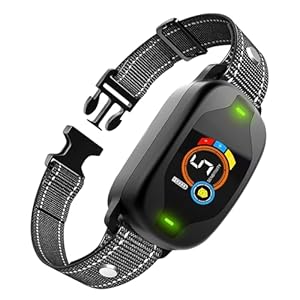 Dog Bark Collar,Bark Training Collar with 5 Adjustable Sensitivity Beep Vibration Shock,Rechargeable Smart Barking Collar,Anti Barking Collar for Large Medium Small Dogs