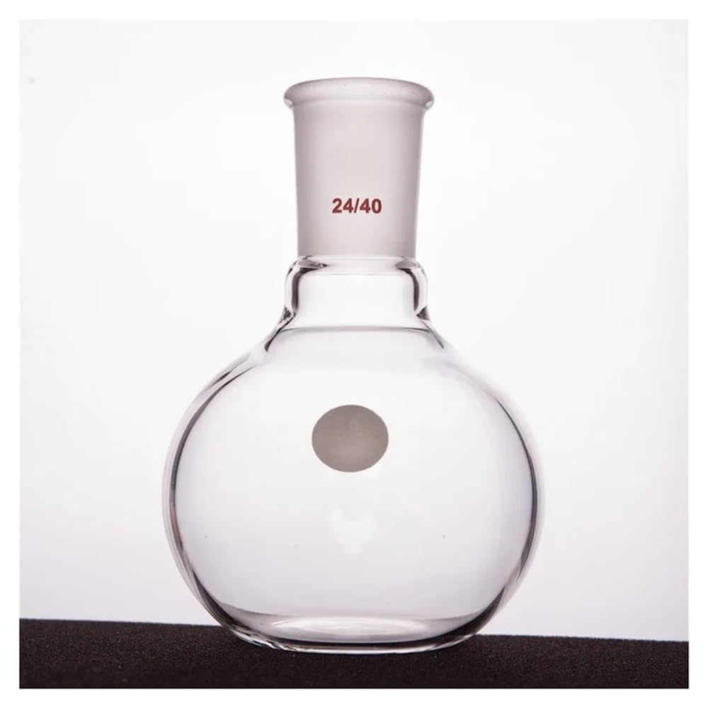 Zlewka ze szkła borokrzemowego, Laboratoryjna kolba płaskodenna z pojedynczą szyjką 24/40 Łączone szkło borokrzemianowe 1szt(1000mL-F124000)